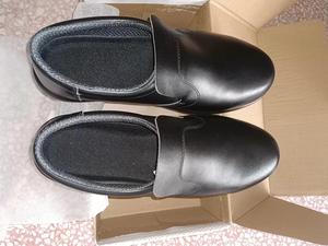 Scarpe di sicurezza Anti-blocco nere più vendute per chef calzature in punta di plastica stringate per panifici e fabbriche in inverno - Product Image 6