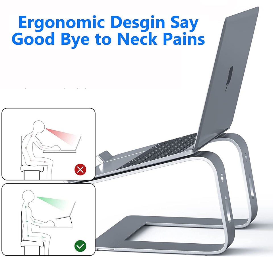 Ergonomic Detachable Aluminum Laptop Stand Riser - Image 5