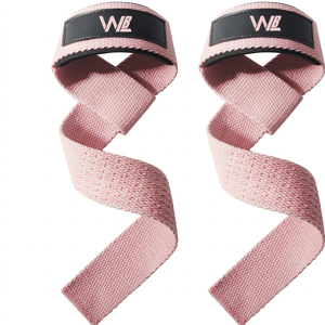 Wholesale Supplier Fitness <b>Gym</b> <b>Wrist</b> <b>Support</b> Cotton Adjustable Anti-Slip Customized Weight Lifting Straps High Quality - Product Image 1