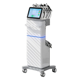 Appareil de dermabrasion hydraulique vertical multifonctionnel, dispositif de peeling à jet d'eau et d'oxygène, portable, sûr et écologique - Product Image 1