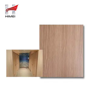 Pelat baja laminasi pvc vcm pola kayu untuk panel dinding