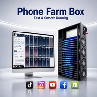 Server Phone Farm 128GB 256GB Akses Root untuk Samsung S10 S20 S21 S22 Motherboard Ponsel Sistem Rig Media Sosial