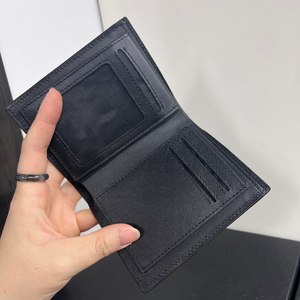 กระเป๋าสตางค์หนังจระเข้แท้ทรงสั้นสำหรับผู้ชาย, กระเป๋าใส่บัตรเครดิต, กระเป๋าสตางค์หนังแท้สไตล์เรโทร และกระเป๋าใส่เหรียญ - Product Image 2