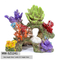 Petite taille écologique Aquarium décor résine simulé corail aquarium accessoires verre matière plastique 220v pour l'utilisation de l'eau