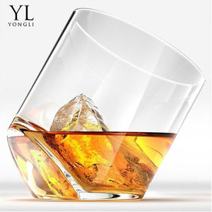 Sản xuất 11oz độc đáo nghiêng <span class=keywords><strong>Whisky</strong></span> thủy tinh, Funny <span class=keywords><strong>Whisky</strong></span> thủy tinh, <span class=keywords><strong>whisky</strong></span> cốc - Product Image 4