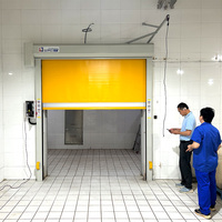 Porte rapide automatique industrielle en PVC à grande vitesse pour entrepôt et chambre froide – Porte à enroulement rapide à action rapide