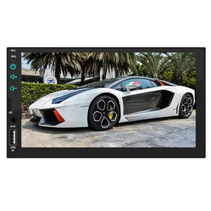 Auto Gps Navigatiesysteem 7Inch Touchscreen Dual Din Auto Muziekspeler