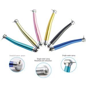 Pièce à main <span class=keywords><strong>dentaire</strong></span> haute vitesse Colorful-25, 350 000 tr/min, avec mandrin à bouton-poussoir 1,6 mm, équipement <span class=keywords><strong>dentaire</strong></span> pour clinique <span class=keywords><strong>dentaire</strong></span> - Product Image 2