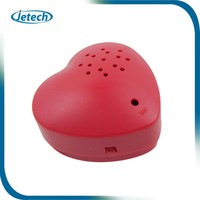 Module vocal enregistrable DIY en forme de cœur ou carré 20S, haute qualité, à faible MOQ, prêt à l'emploi, pour animaux en peluche et jouets en peluche