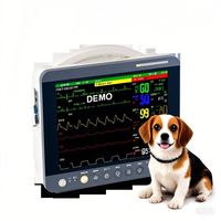 Moniteur de signes vitaux portable pour animaux de compagnie, écran tactile de 12 pouces, de bonne qualité, pour hôpital, vétérinaire, soins intensifs, moniteur multiparamètres pour animaux de compagnie