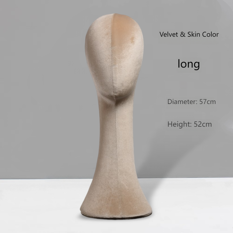 Velours + couleur de peau + style long