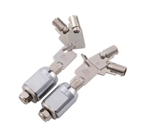 Serrures à cylindre pour casiers de stockage personnel, fabrication directe, 19MM/17MM, noyau de serrure mobile en cuivre