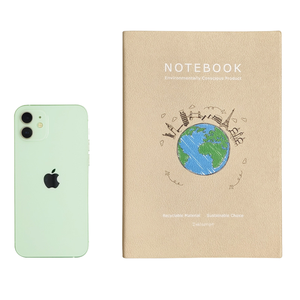 Per Amazon nuovo e di classe ecologista, Notebook in pelle sintetica personalizzabile per aziende, blocco note con ciottoli a superficie morbida - Product Image 6