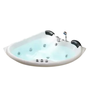 Acrylic air bubble corner 2 person massage bath tub bathtub whirlpool spa tubs