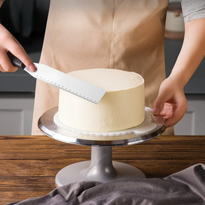 Espátula para Glaseado de Acero Inoxidable Ecológica de 6 y 8 Pulgadas, Espátula para Pastel con Punta Inclinada, Herramientas de Reposterí<span class=keywords><strong>a</strong></span> Premium para el Hogar y Panaderías - Product Image 3