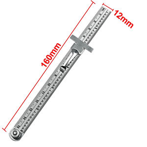 DEM WG046 Straight Edge Taper Aço Inoxidável <span class=keywords><strong>Weld</strong></span> Gage Inspeção Edge Taper Gauge - Product Image 2