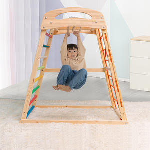 Juguetes de Madera para Escalar para Niños y Niñas, Escalera, Gimnasio de Pared, Juego Montessori, Gimnasio Interior Pequeño para el Hogar, Gimnasio para Niños Pequeños - Product Image 4