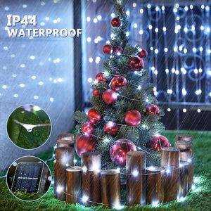 Solar Powered Copper Wire Fairy Lights 2700K Daylight IP65 Waterproof Outdoor <b>Garden</b> <b>String</b> Light - Product Image 4