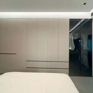 Meubles de chambre à coucher modernes, nouveau design, en bois, avec porte en verre, armoire à balançoire - Product Image 2