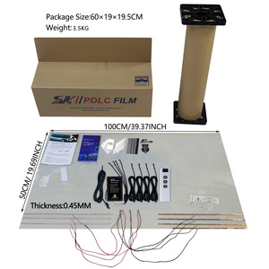 Pellicola Intelligente PDLC Elettrocromatica per <span class=keywords><strong>Vetri</strong></span> <span class=keywords><strong>Auto</strong></span> con Controllo Remoto, Materiale PET, per Privacy e Cambio Colore - Product Image 6