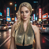 Élégant Voile de Mariée en Maille Ornée de Strass, Réseau à Cheveux Vintage Scintillant pour Mariages, Foulard Blanc