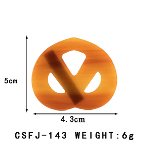 Horquilla de acetato de nudo de lejía con diseño único, accesorios para el cabello personalizados para mujer, venta al por mayor - Product Image 2