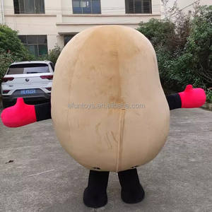 Efun 2m 2.6m professionnel personnalisé <span class=keywords><strong>géant</strong></span> gonflable marche Mr <span class=keywords><strong>patate</strong></span> mascotte Costume drôle pomme de terre mascotte Costume à vendre - Product Image 4