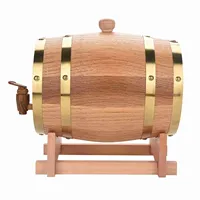 Fûts à vin en chêne vintage avec support, accessoires de brassage maison pour vin, brandy, whisky, tequila