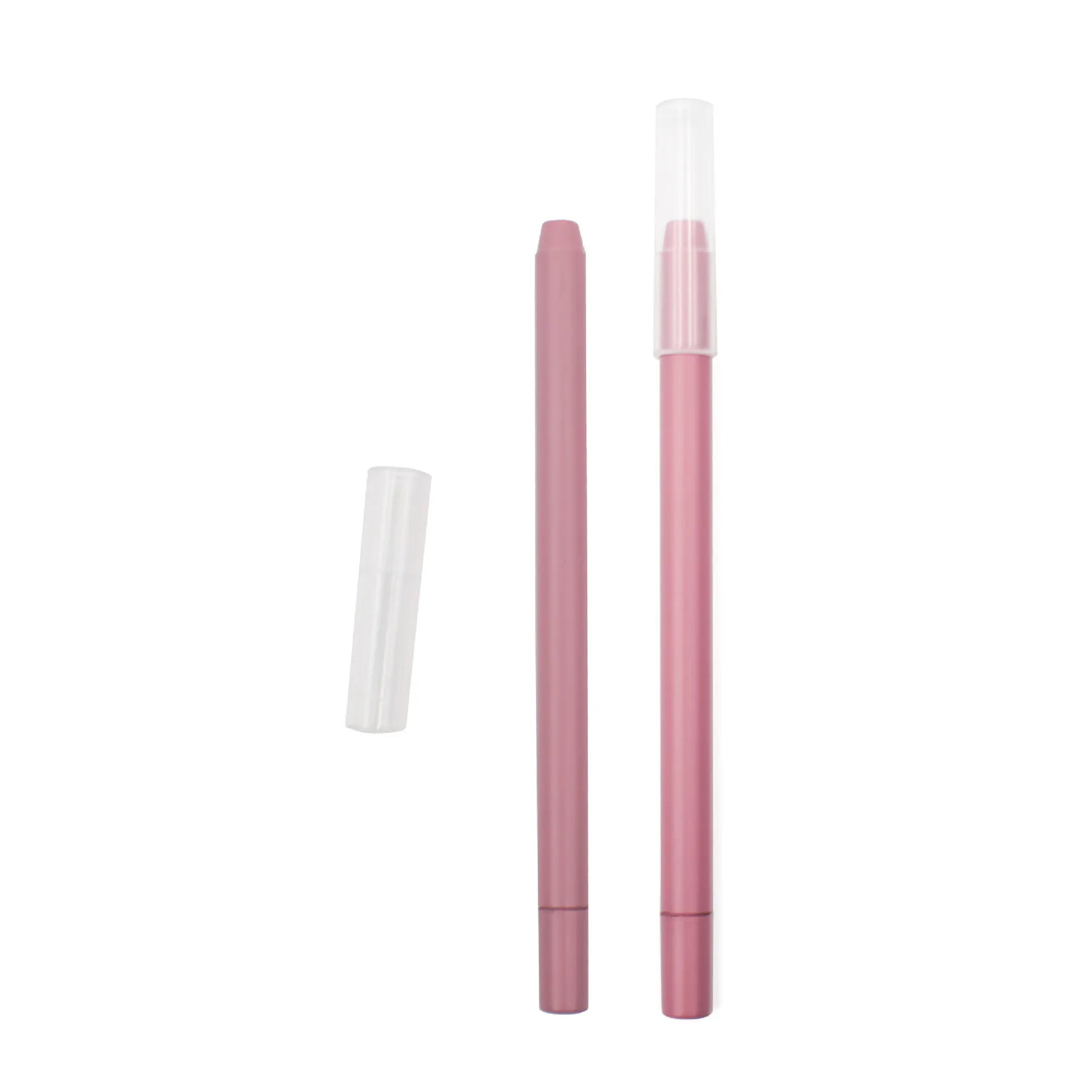 Aangepaste Kleur Logo Gedrukt Plastic Lege Lip Liner Buis Pakket Container Slanke Lipliner Buis