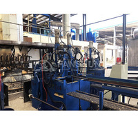 Ligne de coulée continue horizontale entièrement automatique pour tiges de cuivre Machine de traitement des métaux ronde carrée et de forme spéciale