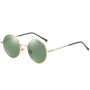 Jamie 907 Round Metal Sunglasses Polarized UV400 Unisex Fashion Shades - Product Image 4