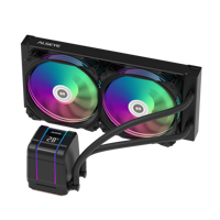 ALSEYE Promo Panas 2pcs Warna Hitam 120mm AIO Liquid Cooler ARGB CPU Water Cooler M240P-BII untuk Casing PC Gaming
