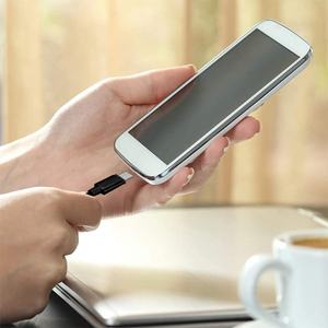 Cable USB 2.0 3A, tipo USB-C/M-A/M, negro, 1.0 m, ideal para cargar y transferir datos entre dispositivos compatibles. - Product Image 2