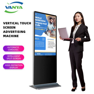 Pantalla de señalización digital de alta definición Pantalla LCD Máquina de publicidad y pantallas Soporte de piso interior para Centro Comercial - Product Image 1