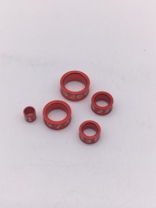 Anillo de aluminio puro para el pie con diseño de palomas y loros, anillo de identificación para bebé y pájaro - Product Image 5