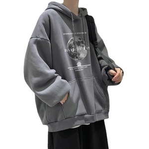 Sweat-shirt à capuche épais en polaire pour homme et femme, imprimé, décontracté, ample, pour le quotidien, printemps-automne - Product Image 5