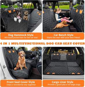Imperméable pliable siège protecteur hamac animaux de compagnie chien housse de siège de voiture animal de compagnie/chien couverture arrière pour voiture siège arrière - Product Image 5