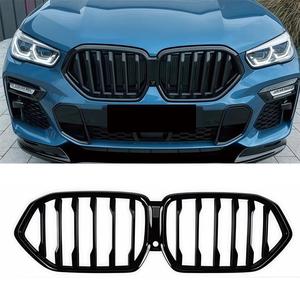 Rejilla frontal negra para BMW X6 G06, de barra simple o doble, con malla de ventilación para mejora o actualización. - Product Image 1