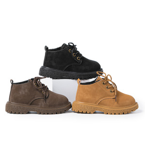 Directo de fábrica al aire libre niños Casual Cowboy Low Top zapatos <span class=keywords><strong>PU</strong></span> cuero antideslizante suela de goma niños botines - Product Image 6