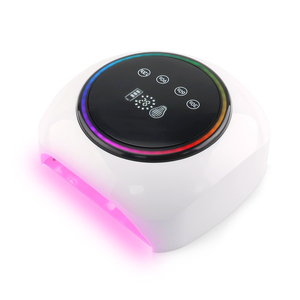 Lampe à ongles UV LED sans fil 98W, lumière d'ambiance arc-en-ciel, sécheuse à gel rechargeable haute puissance pour manucure - Product Image 2