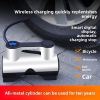 Kompresor Udara Mobil Mini Tanpa Kabel, Pompa Ban Isi Ulang USB dengan Layar Digital/Analog, Harga Langsung Pabrik