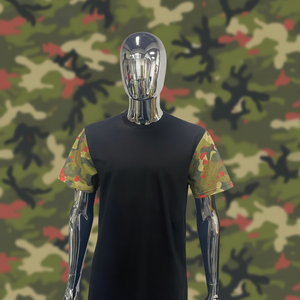 T-shirt de camouflage personnalisé de haute qualité respirant pour hommes vêtements d'été T-shirt unisexe à manches courtes - Product Image 1