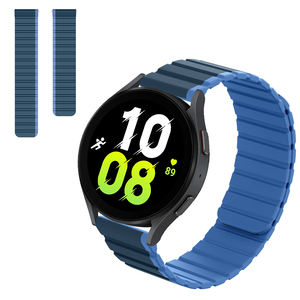 Chungming moda aspecto único Premium silicona potente pulsera magnética cinturón para Samsung Galaxy Watch 20mm 22mm - Product Image 6