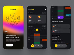 Aplicación de Diario de Mindfulness, Diario de Meditación Diaria, Registro del Estado de Ánimo, Práctica de Relajación para Android iOS - Product Image 3