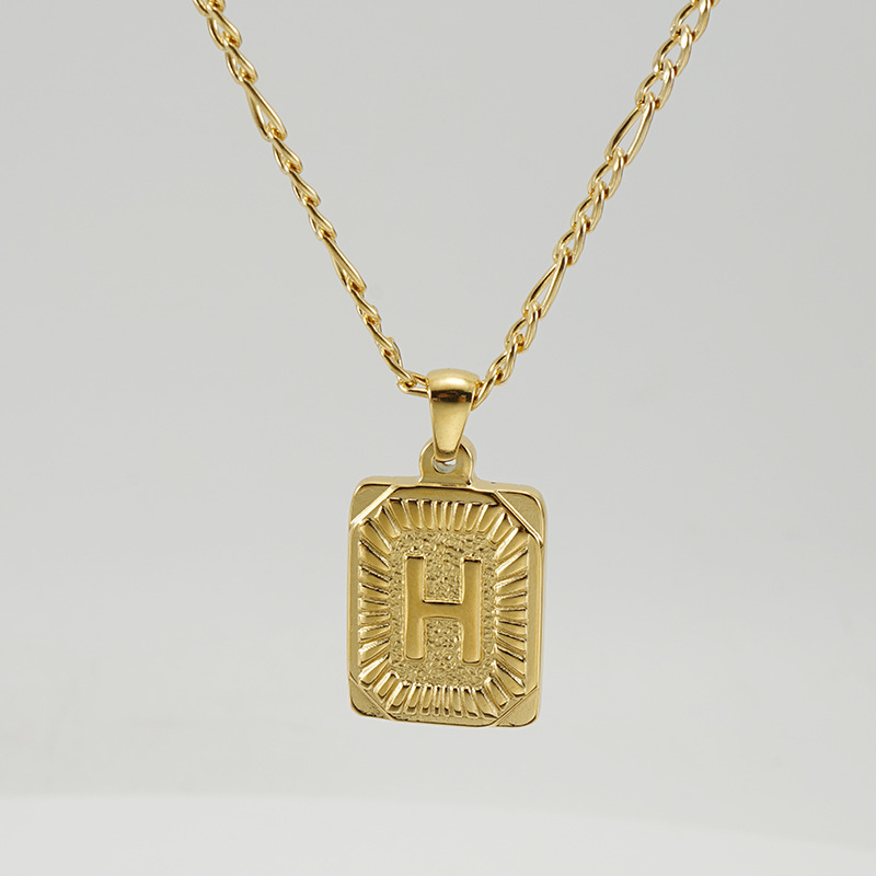 Gold H (including chain)