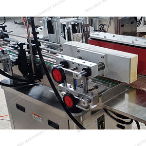 Machine d'étiquetage automatique de bouteilles hexagonales <span class=keywords><strong>360</strong></span> °   Étiqueteuse enveloppante pour bocaux hexagonaux en verre / carrés / contenants irréguliers - Product Image 5