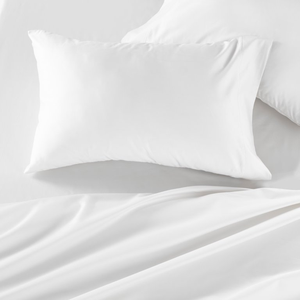 Ropa de cama blanca de algodón de calidad, ropa de cama de estilo liso, casa de huéspedes de hotel disponible, tamaños King Queen Twin - Product Image 6