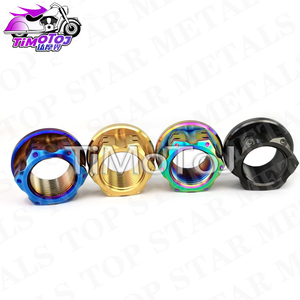 TMJ TUERCAS DE Titanio M12 M14 M16 <span class=keywords><strong>M18</strong></span> M20 Tuercas de Brida para Bicicleta Motocicleta Coche Aleación de Titanio Eje Trasero Tuerca CNC - Product Image 3