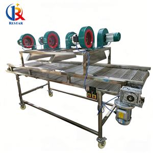 Secador de Aire Continuo de Acero Inoxidable con Función de Volteo para Frutas <span class=keywords><strong>y</strong></span> Verduras Lavadas, Máquina de Secado <span class=keywords><strong>y</strong></span> Drenaje por Aire para Patatas Fritas - Product Image 6