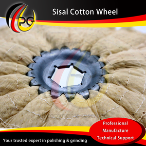 Tela de algodón de Sisal con Clip, herramienta de pulido de acero inoxidable, rueda de algodón de Sisal - Product Image 4